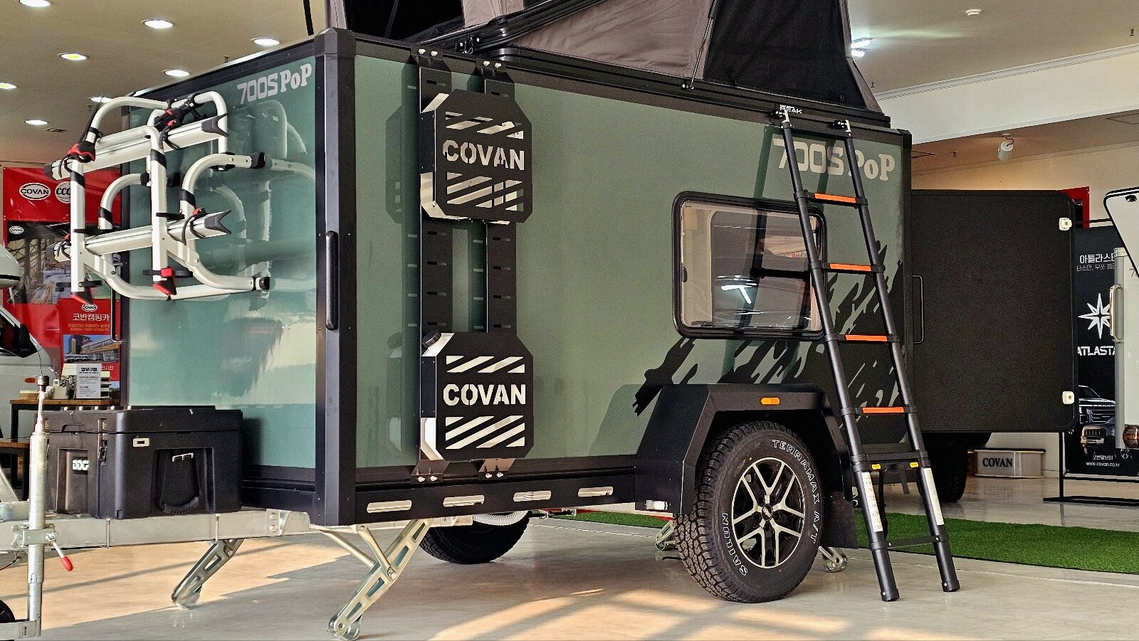 Поп-ап крыша COVAN 700S PoP в раскрытом виде